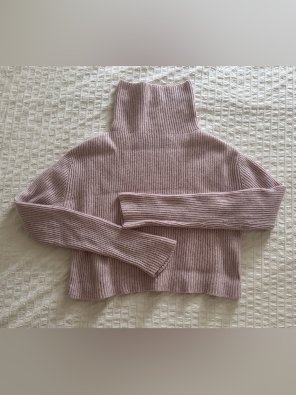 crush collection cropped cashmere sweater